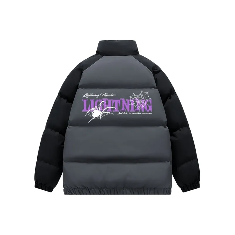 LIGHTNING MONSTER Puffer Jacket Coat Unisex-4