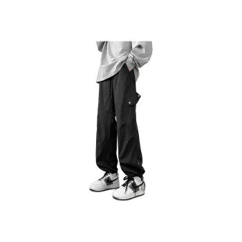 FA2LO Casual Pants Unisex Black