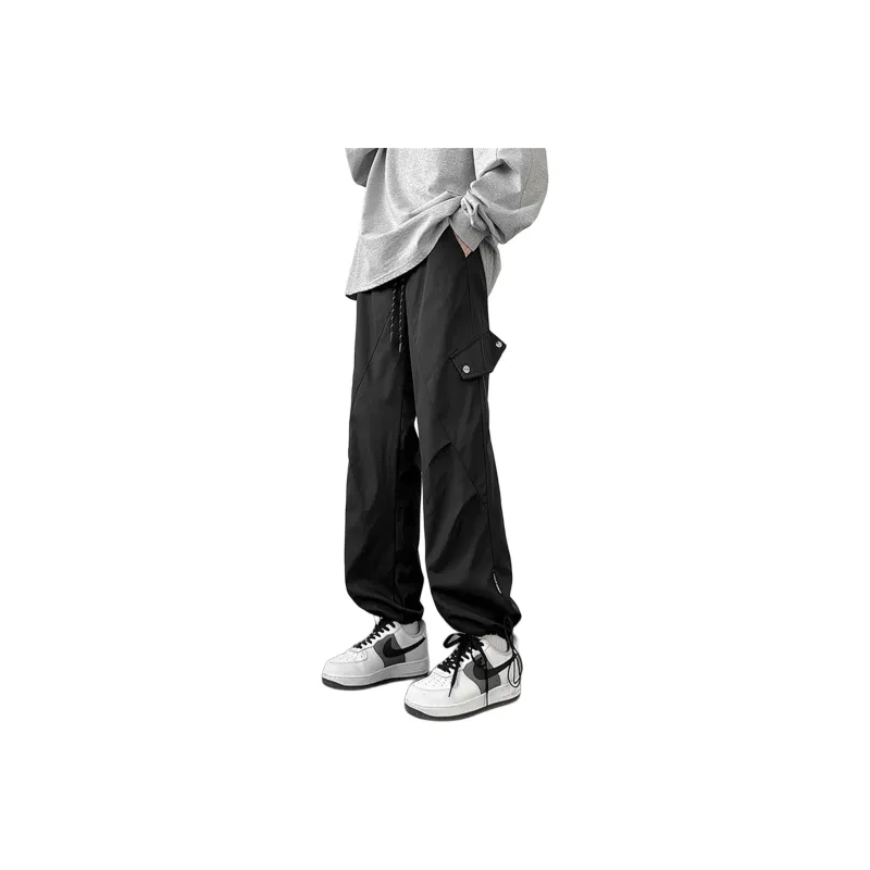 FA2LO Casual Pants Unisex Black-0