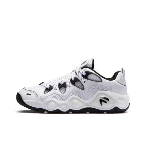 FILA FUSION VERTICAL Cracked Shoes Low Top Vintage Basketball Shoes Women's White Black