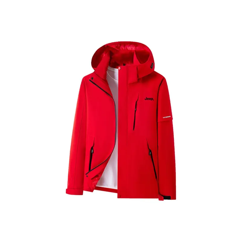 Jeep Black Knight Series Trench Coats Unisex-14