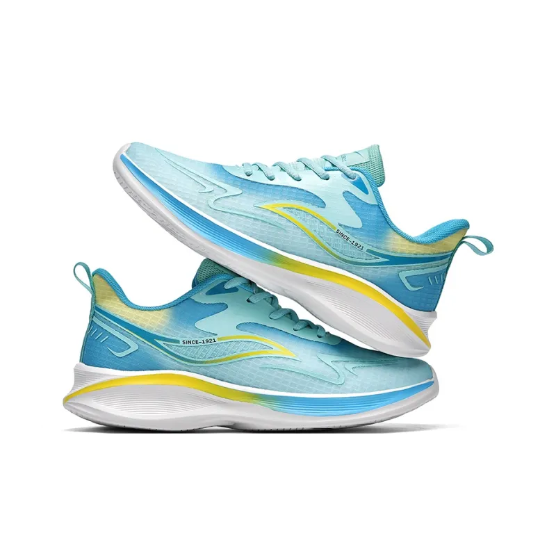 Binary Cushioning, Lightweight, Breathable, Slip Resistant Low Top Running Shoes Men's Citrus Fruit Green-4
