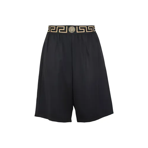 VERSACE La Greca Waistband Bermuda Shorts