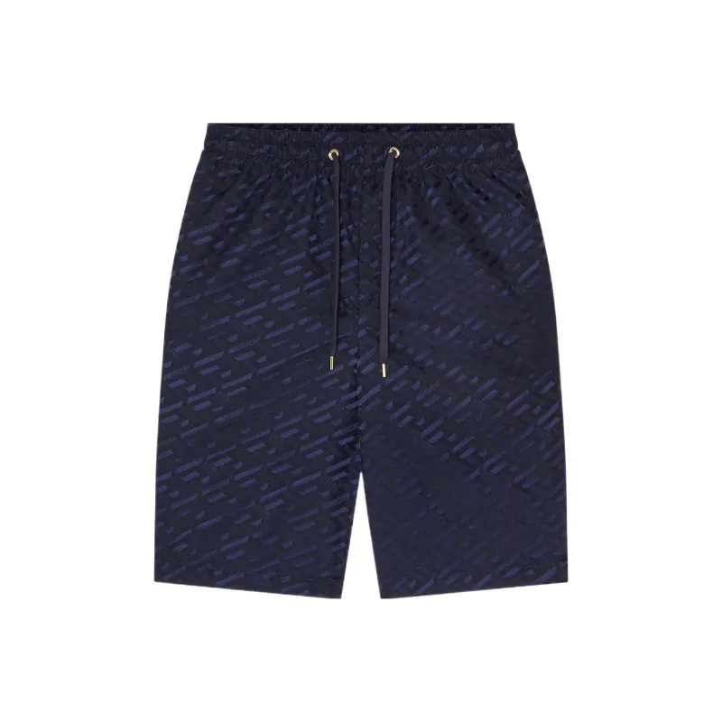 VERSACE Casual Shorts Men Blue-0