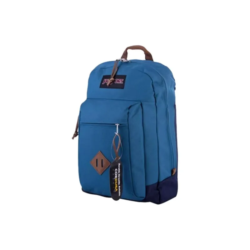 JanSport Polyester Laptop Bag Backpack Medium Size Unisex Blue-1