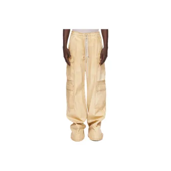 Rick Owens DRKSHDW Casual Pants Men's Light Yellow