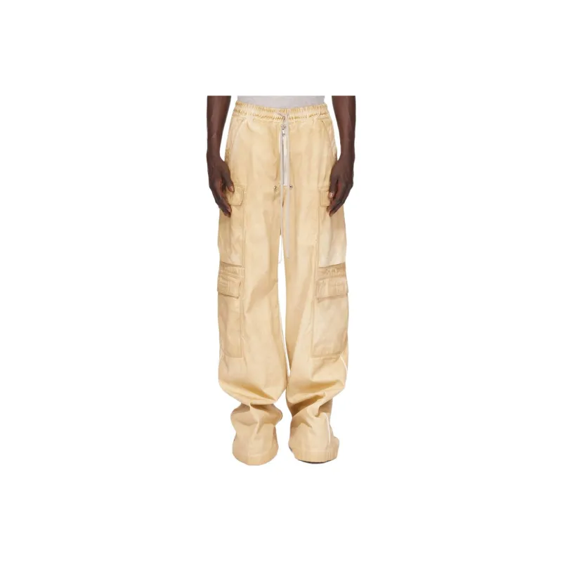 Rick Owens DRKSHDW Casual Pants Men's Light Yellow-0