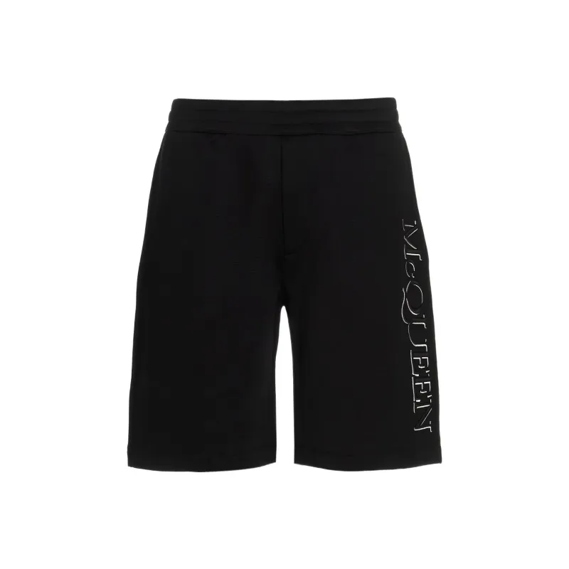 Alexander McQueen Shorts Men's Black-0