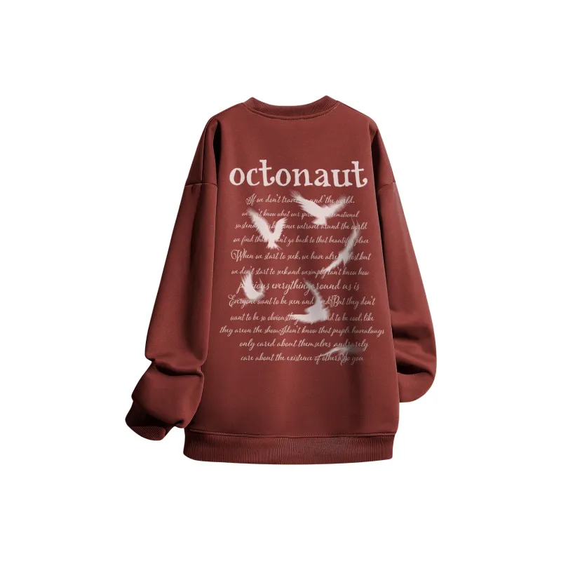 Small Columns Under The Sea Sweatshirt Unisex-6
