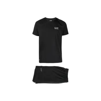 EMPORIO ARMANI Logo Printed Two Piece Tracksuit