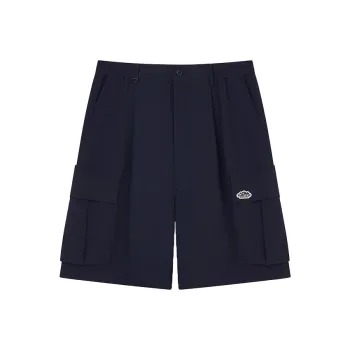 Teenie Weenie Men Camping 24SS Cargo Shorts Summer Unisex Navy Blue