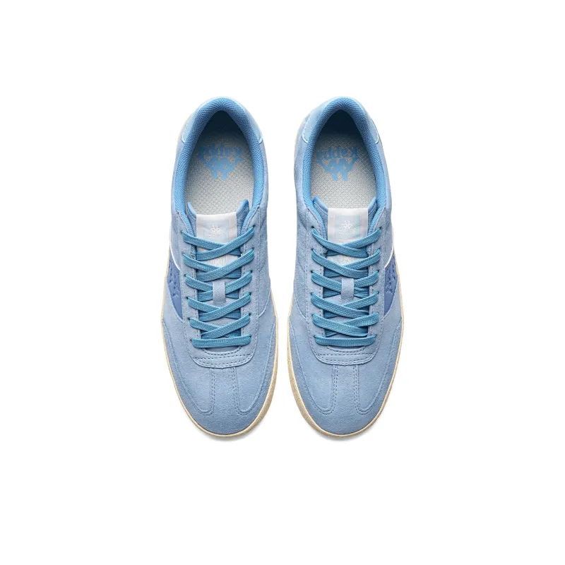 Kappa Back to Back Anti Slip Wear Resistant Low Top Skateboard Shoes Unisex Quartz Blue-3