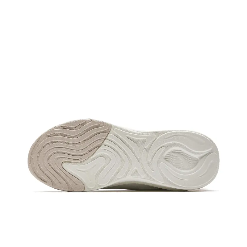 Anta Anti Slip Wear Resistant Low Top Casual Shoes Women's Ivory White-5
