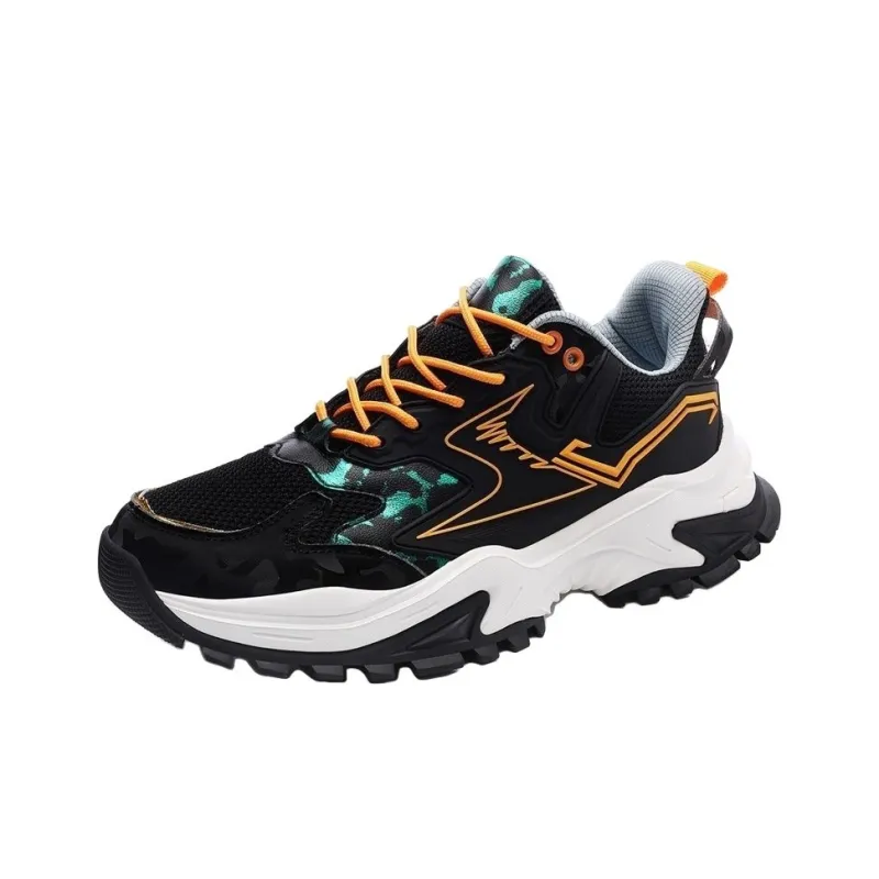 AMICNIEGD Anti Slip Wear Resistant Low Top Chunky Sneakers Men's-1