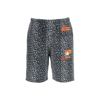 HERON PRESTON Logo Patch Shorts