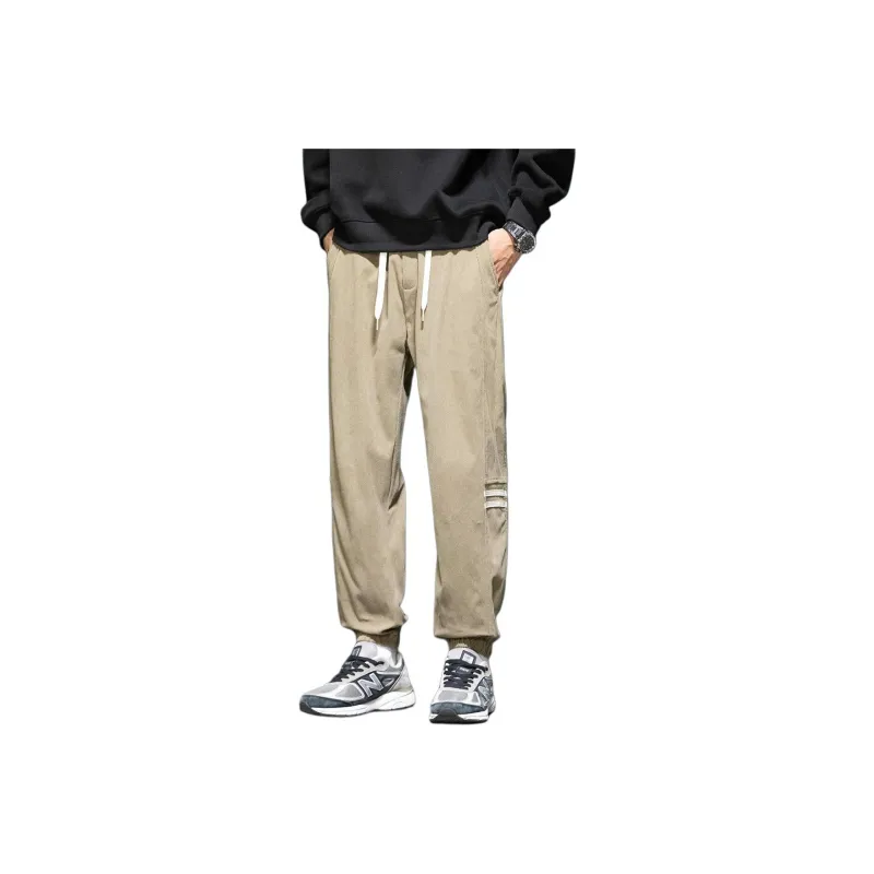 Tonlion Casual Pants Unisex Light Army Green-0