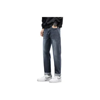 Tonlion Jeans Unisex Gray Blue