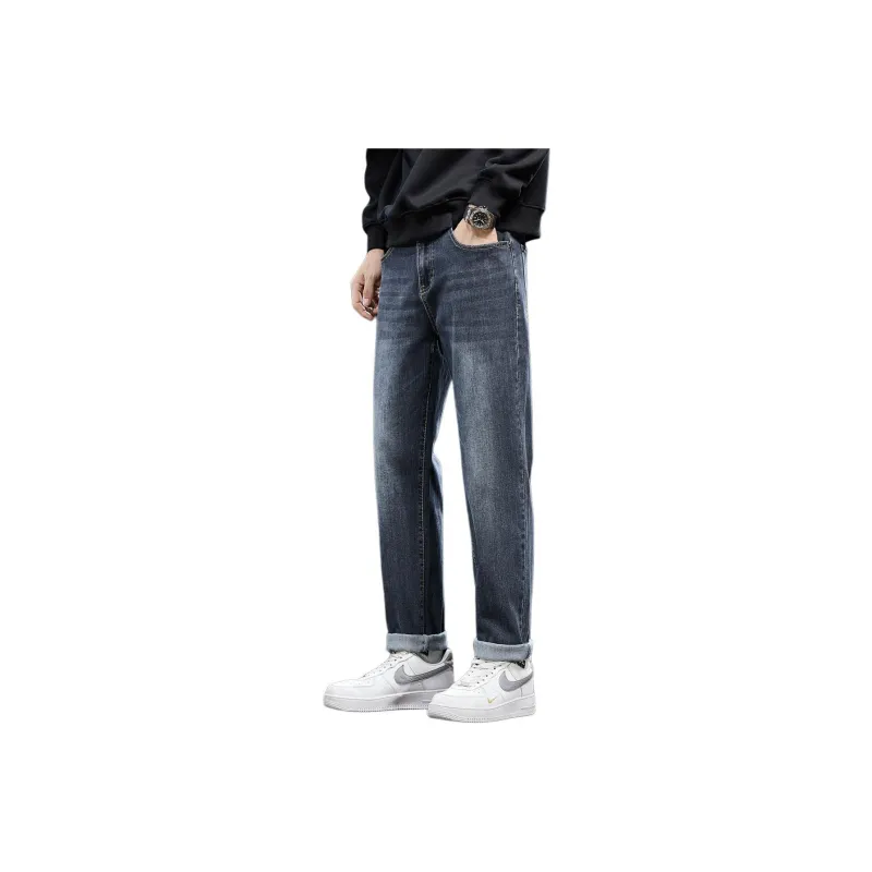 Tonlion Jeans Unisex Gray Blue-0