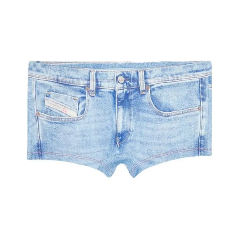 DIESEL Denim Shorts Men Blue-0