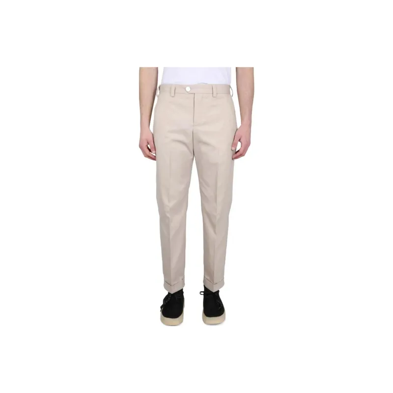 PT Pantaloni Torino Casual Pants Men's Ecru-0