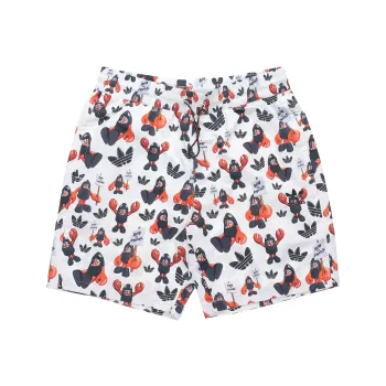 adidas originals X Philip Colbert Save The Lobster Shorts White