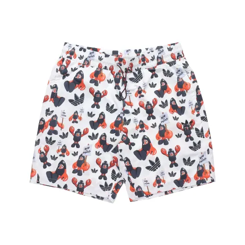 adidas originals X Philip Colbert Save The Lobster Shorts White