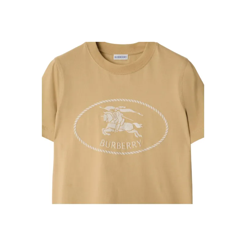 Burberry Knight print Cotton T shirt-4