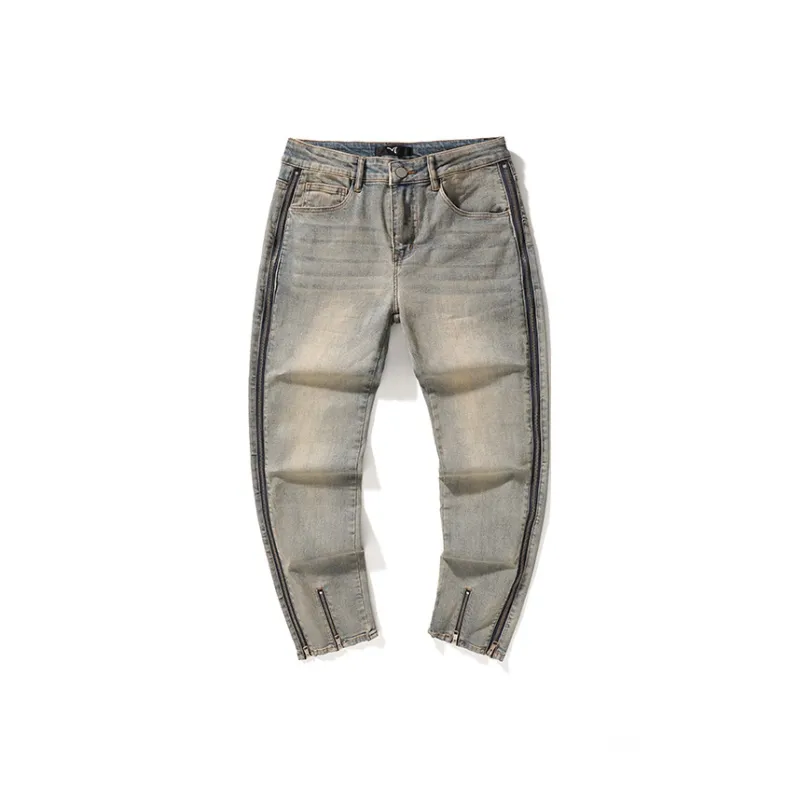 GTRG Jeans Unisex Yellow Mud-0