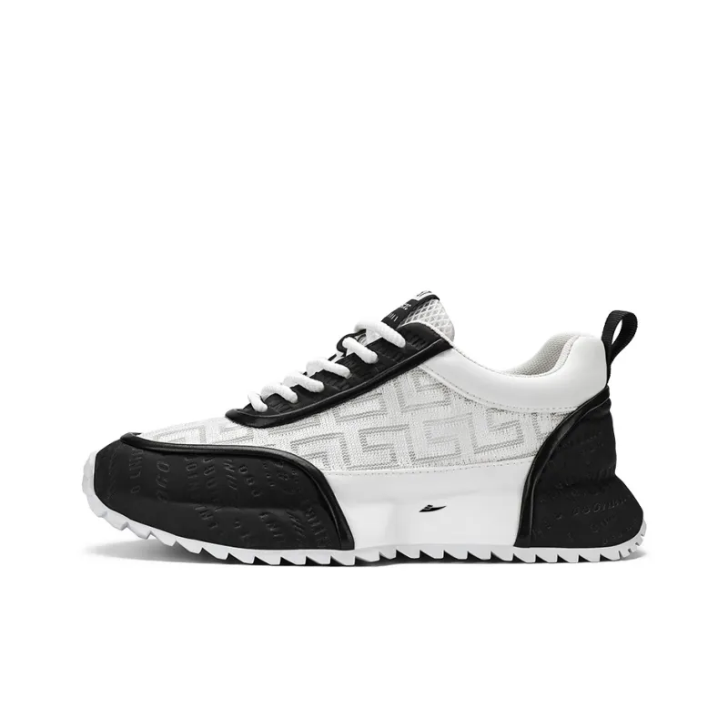 Kuding Cushioning, Slip Resistant, Breathable, Moisture Wicking, Lightweight Low Top Chunky Sneakers Men's-7