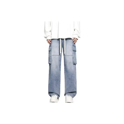 ROSECREED Jeans Unisex Vintage Blue