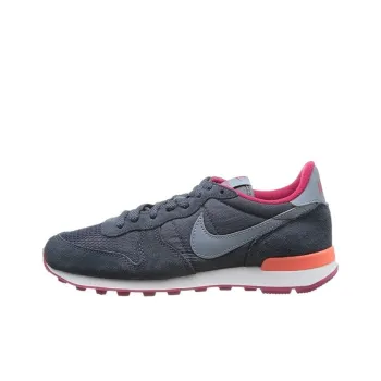 Nike Internationalist Anti Slip Wear Resistant Low Top Running Shoes Women's Gray Red