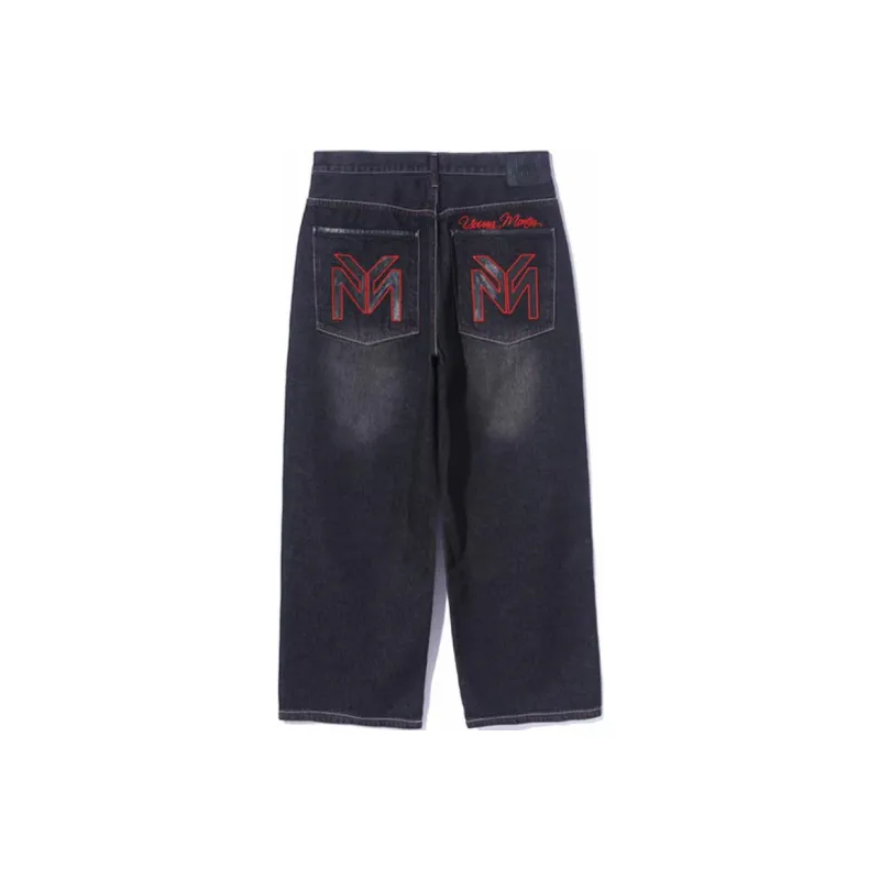 XLARGE Lil Wayne Collaboration Jeans Unisex Black-0