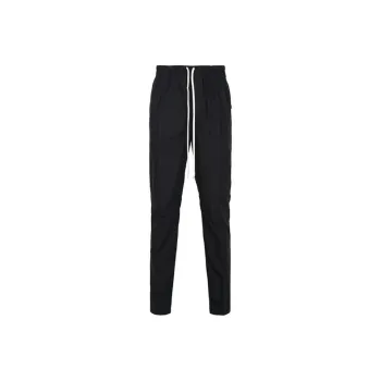 RICK OWENS Cotton Drawstring Slim Long Pants