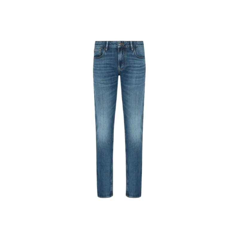 EMPORIO ARMANI J06 Slim fit Washed Denim Jeans-0