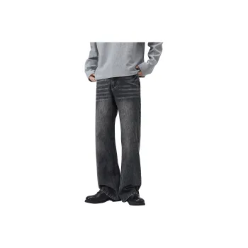 KM Jeans Unisex Black Gray Color