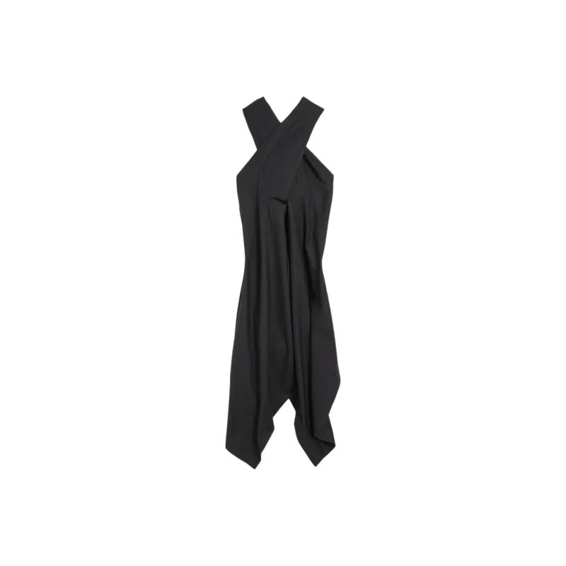 Balenciaga Sleeveless Dress Regular Fit Women's Black-0