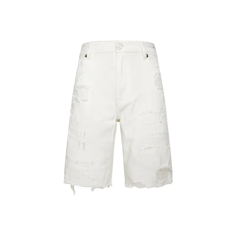 COOLALPACA Unisex Denim Shorts Swag-5