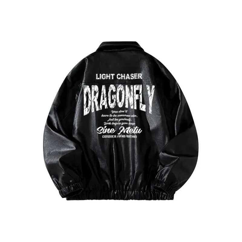 RED DRAGONFLY Leather Jacket Unisex-0
