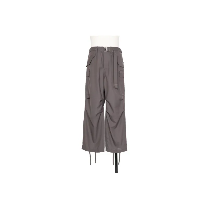 Sacai Straight leg Cargo Trousers-0