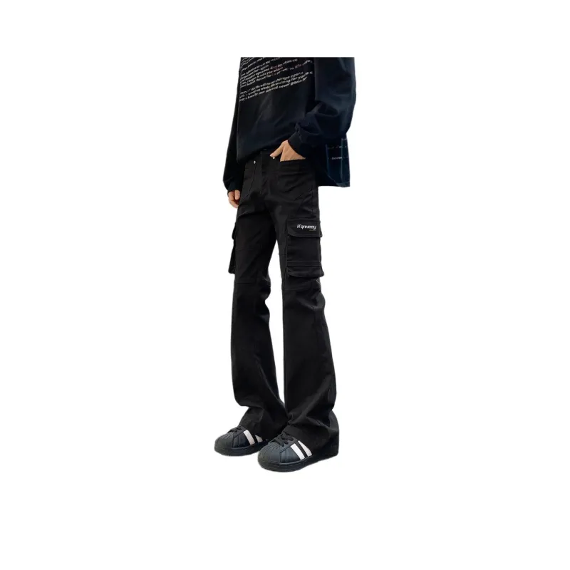 Qnxeey Cargo Pants Unisex-0