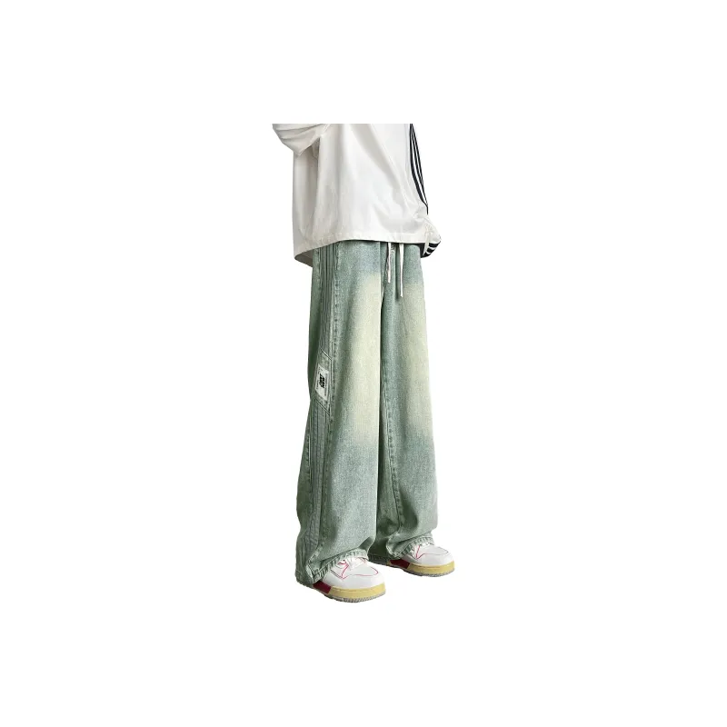 KETE ADER Jeans Unisex Yellow Green-13