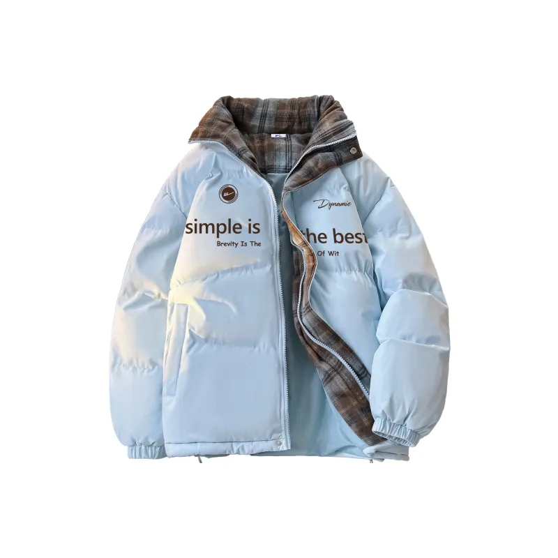 Warrior Ride The Wind Collection Open Ended Smile Collection Puffer Jacket Unisex-5