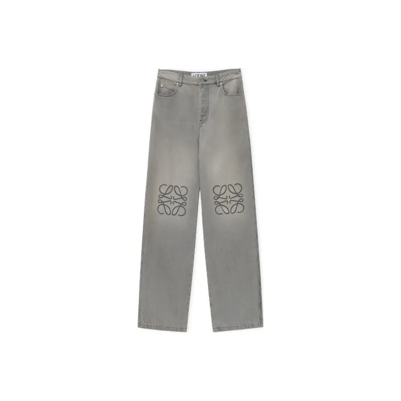 LOEWE Anagram Baggy Jeans-0