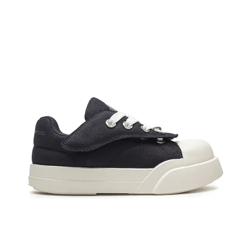 Hip Speed Height Increasing Low Top Canvas Shoes Unisex-1