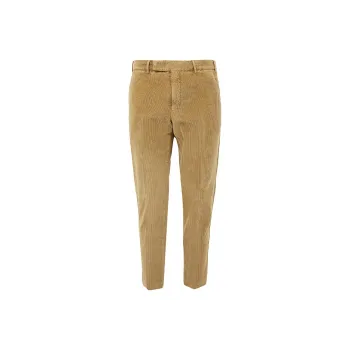PT01 Pt Torino Straight-Leg Corduroy Detail Trousers