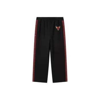 Mitchell & Ness x NBA Chicago Bulls SS25 Casual Pants Unisex Black