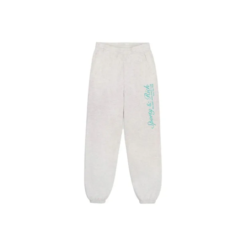 SPORTY & RICH Logo print Track Pants-0