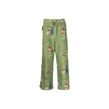 Kapital Kountry Calendar Fleece Easy Straight Pants