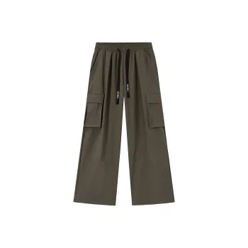 XINYINSU 24FW Casual Pants Unisex Army Green