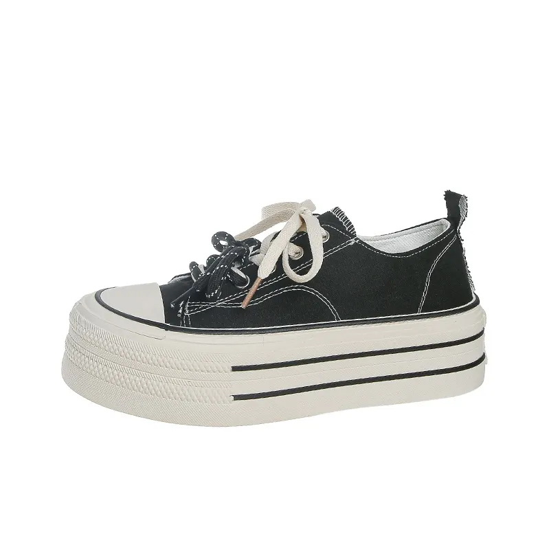 Puppytown Anti Slip Wear Resistant Low Top Skateboard Shoes Women's-6